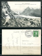 K23612)Francja: Chamonix, Apres le Passage de la Mer de Glace, wyslany 1910