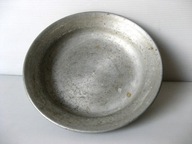 Zabytkowy TALERZ OBIADOWY aluminium OLKUSZ do REKO WP sprzed 1939 r.