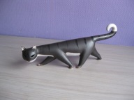 Stara figurka duży ceramiczny kot - KERAMO