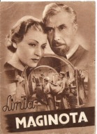 LINIA MAGINOTA - film szpiegowski -program kinowy -lata 30-te