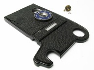 MAMIYA C330: lewa pokrywa, z okleiną, pierścieniami i skalą UNIKAT!