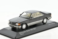 MERCEDES Benz 560 SEC black C126 1986 1/43 MINICHAMPS 400035121