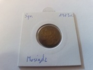 Moneta 5 gr. 1923 r.