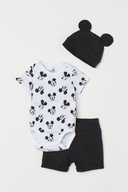 H&M DŻERSEJOWY 3 PAK MYSZKA MIKI MICKEY 56