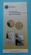 Folder 10 zł 2021,IGNACY DASZYŃSKI,stan I