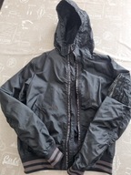 Kurtka przejściowa z kapturem Overpark S czarna