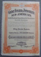 CREDIT FONCIER IMMOBILIER SUD AMERICAIN -BANK