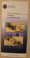 FOLDER NBP - Polskie banknoty obiegowe 20 zł 2024 rok - JĘZYK POLSKI