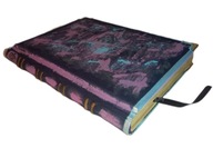 A5 Średni Notatnik 64k FIOLETOWY 80g Księga notes rekwizyt prezent kosmos