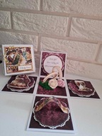 Kartka pudełko exploding box ślubny ślub pamiątka