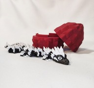 Smok 3D dragon, figurka smoka 30 cm z jajkiem, dekoracja pokoju Multivers3D