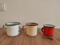 3 garnuszki / kubeczki z czasów PRL