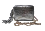 Torba Victoria's Secret skóra eko srebrna na ramię