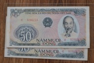 50 Dong 1985 Wietnam stan UNC seria IE z paczki