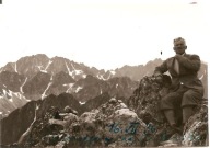 TATRY -LODOWY - NA SZCZYCIE -zdjęcie z 16 lipca 1936 roku -mały format