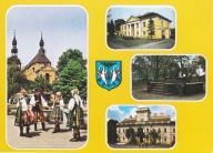 ŁOWICZ - KOLEGIATA - POCZTA KONNA - GŁAZ ZAWISZY CZARNEGO - RATUSZ - HERB