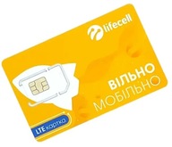 Starter Lifecell Ukraina karta SIM roaming UE, UK, Turcja