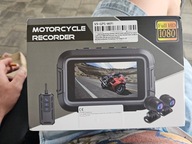Motocyklowy rejestrator jazdy wideo Podwójny