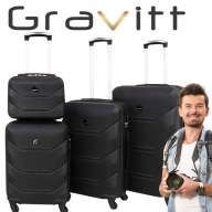 ZESTAW WALIZEK TURYSTYCZNYCH WALIZKA PODRÓŻNA KABINOWA DUŻA MAŁA ŚREDNIA