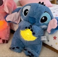 PLUSZAK ODDYCHAJĄCY INTERAKTYWNY USPOKAJAJĄCY DLA DZIECI PREZENT STITCH