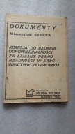 KOMISJA DO BADANIA ODOWIEDZIALNOSCI ZA LAMANIE (1981 drugi obieg)