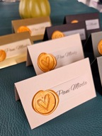 WINIETKI Z WOSKOWYM STEMPLEM 10 SZTUK ślubne weselne okazjonalne