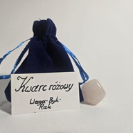 Kwarc różowy - Minerały na prezent, kaboszon, naturalny kamień mineralny