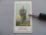 PRZEMYŚL ŚWIĘTY PIOTR KSIĄŻE APOSTOŁÓW 1891 ŚWIĘTY OBRAZEK przedw. - 7