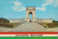 WŁOCHY - ASIAGO - CMENTARZ WOJENNY - FLAGA