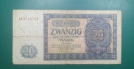 Niemcy NRD,DDR 20 Marek 1955, AA