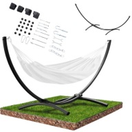 STELAŻ NA HAMAK STOJAK OGRODOWY DO HAMAKA DWUOSOBOWY ZE STELAŻEM POD MOCNY