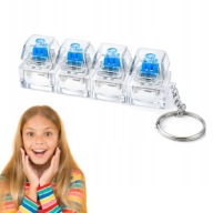 ANTYSTRESOWY BRELOK KLIKACZ KLAWIATURA KLAWISZ FIDGET SWITCH KLIKER CLICKER