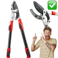 SEKATOR TELESKOPOWY DO GAŁĘZI 68–91cm NA WYSIĘGNIKU OGRODOWY SOLIDNY FUGERT