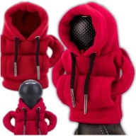 BAJERANCKA BLUZA POKROWIEC NA GAŁKĘ ZMIANY BIEGÓW OSŁONA LEWAREK CZERWONA