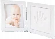 RAMKA NA ZDJĘCIE Z GLINKĄ NA ODCISK RĄCZKI STÓPKI