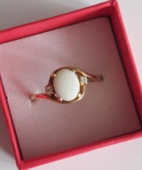 Złoty dawny pierścionek Próba 585