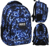 BACKUP PLECAK SZKOLNY MŁODZIEŻOWY DLA CHŁOPAKA SKY WATER NIEBIESKI