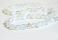 Szlifowany OPALIT fasetowane Kulki opalitu szlifowane kula sznur