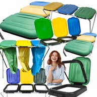 Stojak do segregacji śmieci Duda-Pol 3-komorowy plastikowy z klapą 360 l