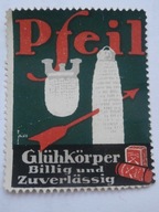 Pfeil - ocieplacze do butelek - zalepka reklamowa