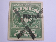 USA - Akcyza na wino 10 centów - zalepka revenue - 1916 r