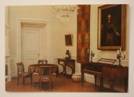 PSZCZYNA. Muzeum Wnętrz Zabytkowych w pałacu. Pokój w stylu biedermeier