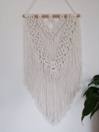 Makrama wisząca dekoracja na ścianę BOHO handmade