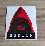 Naklejka na snowboard kask samochód deskę skate Burton Snowboards