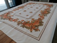 LNIANY OBRUS PIWONIE BUKIETY 140 x 160 nr. 2