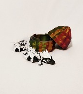 Smok 3D dragon, figurka smoka 30 cm z jajkiem, dekoracja pokoju Multivers3D