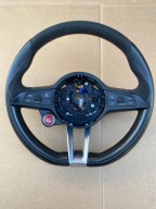 ALFA ROMEO GULIA QV KIEROWNICA SKÓRA CARBON ALCANTARA