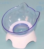 Miska dla kota w kształcie głowy kota przezroczysta miska