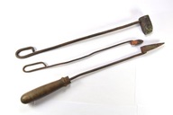 STARE MIEDZIANE KOLBY KOWALSTWO ARTYSTYCZNE 3 szt ZOBACZ!