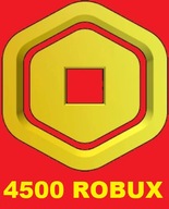 ROBLOX ROBUX 4500 SZTUK 4500RS 4.5K ROBUXÓW ROBUXY GAMEPASS